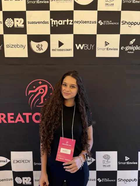 Duda em um evento de marketing digital